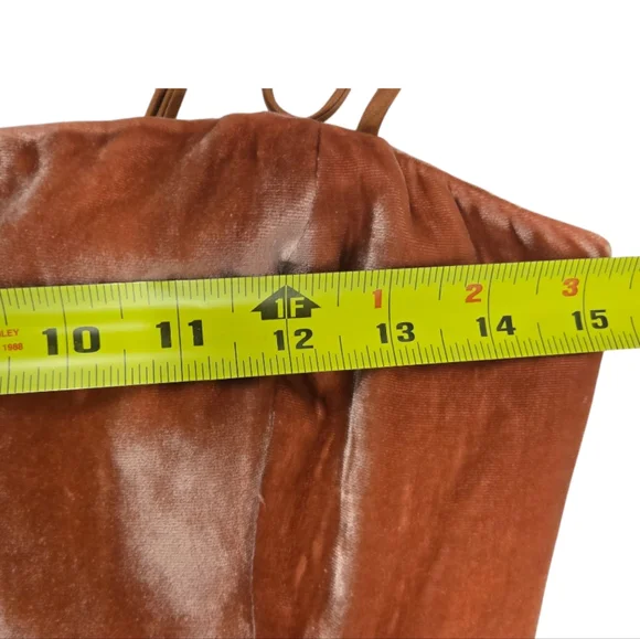 NWT CINQ À SEPT KIKI DRESS Knotted Draped Velvet Mini Dress in Rosewood SZ 2 - Picture 9 of 16